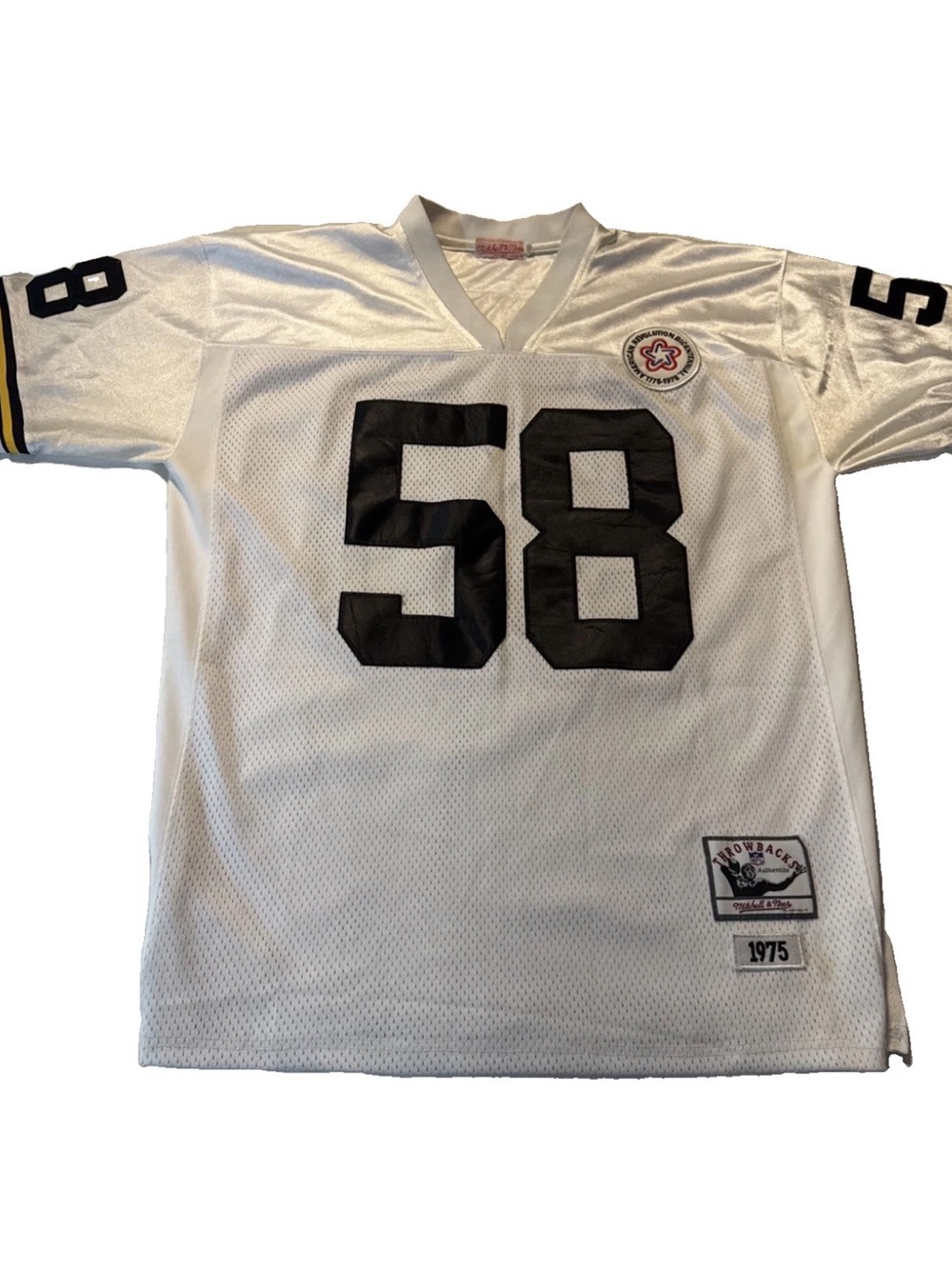 Mitchell & Ness x NFL  Throwbacks Jack Lambert #58  Steelers Jersey..Size 52